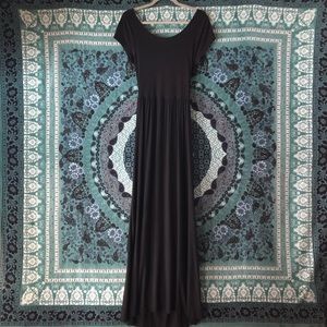 NWT Maxi length black dress 🖤